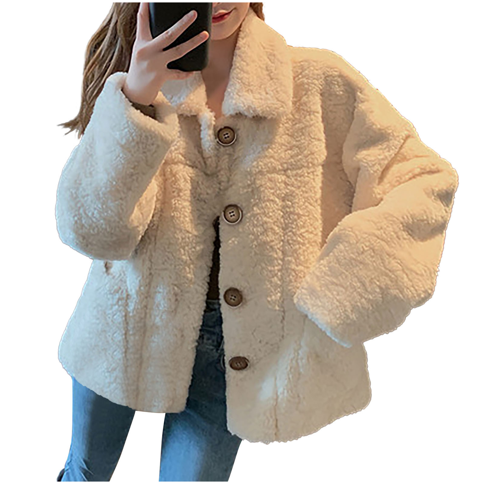 Fluffy Faux Fur Jacket